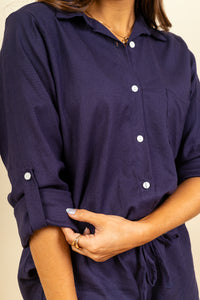 Camisa Valentina Navy