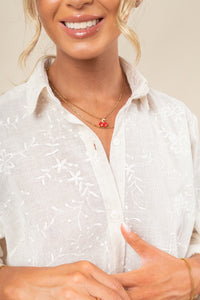 Camisa Valentina Ivory Blanc