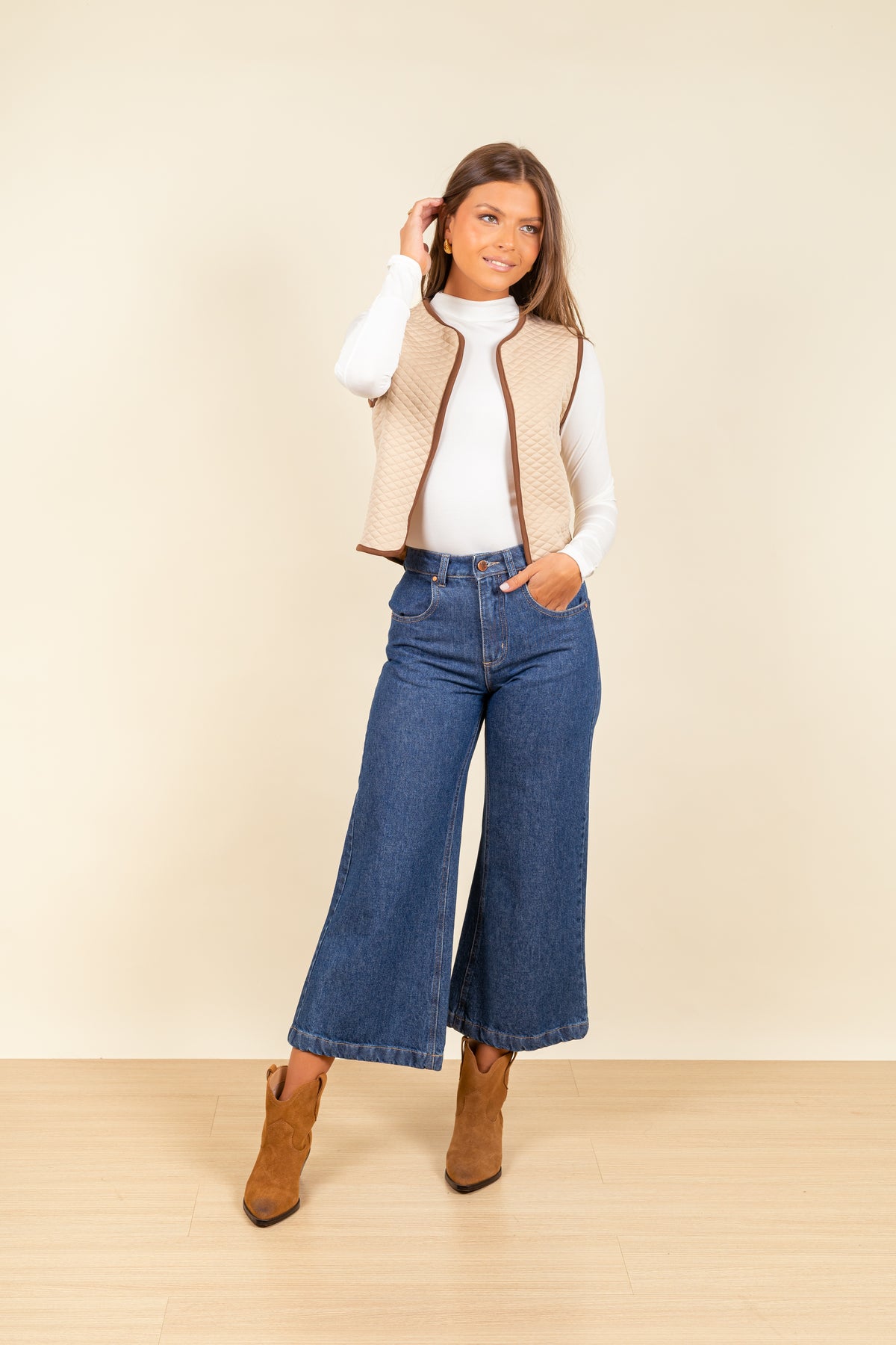 Chaleco Estelle Sand