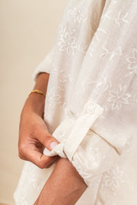 Camisa Valentina Ivory Blanc