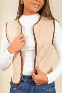 Chaleco Estelle Sand