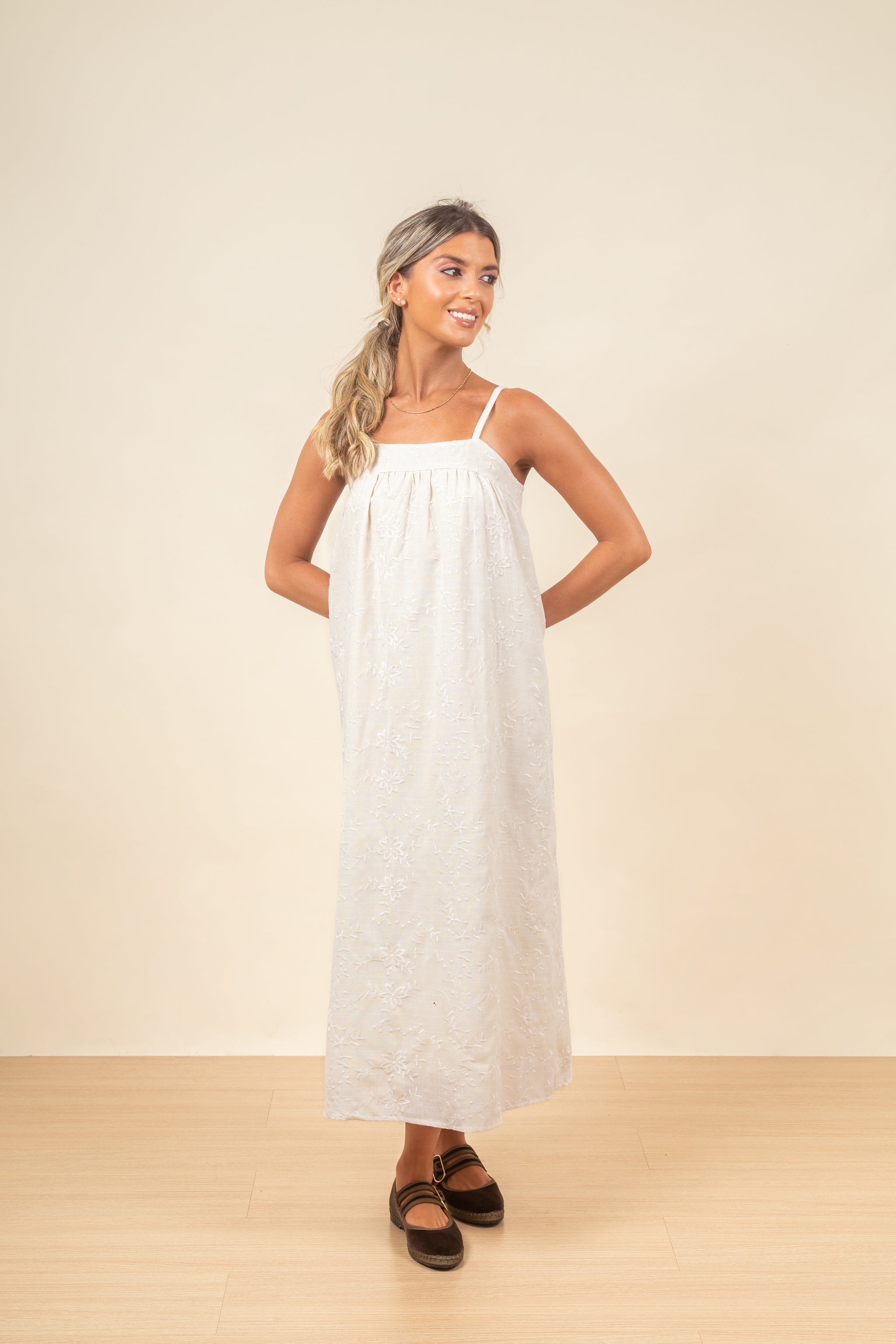 Vestido Mia Ivory Blanc