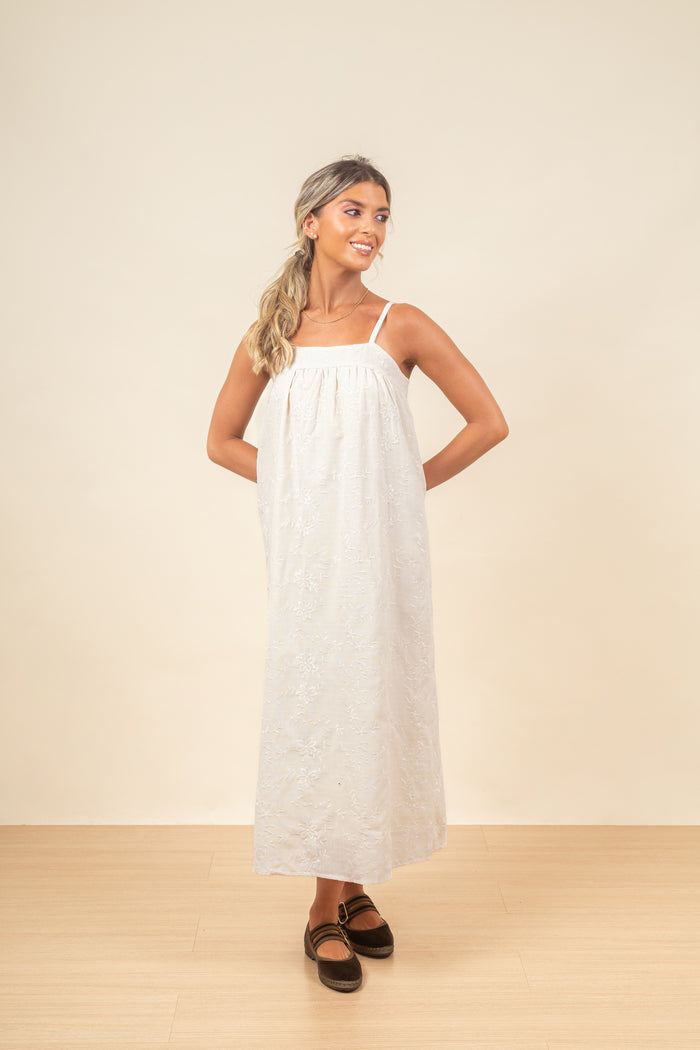Vestido Mia Ivory Blanc