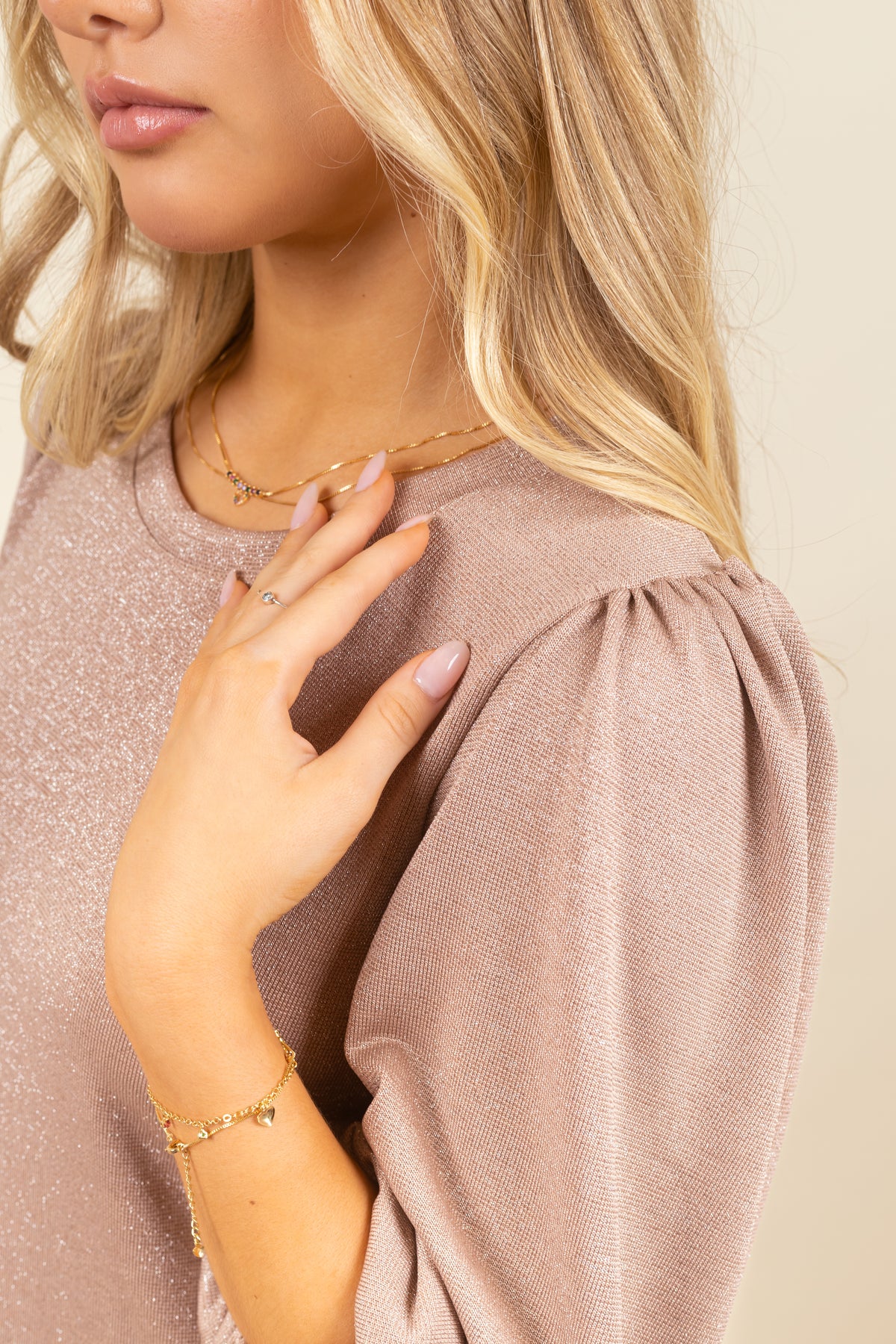 Vestido Silvana Champagne