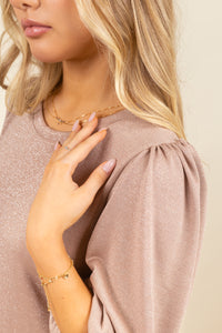 Vestido Silvana Champagne