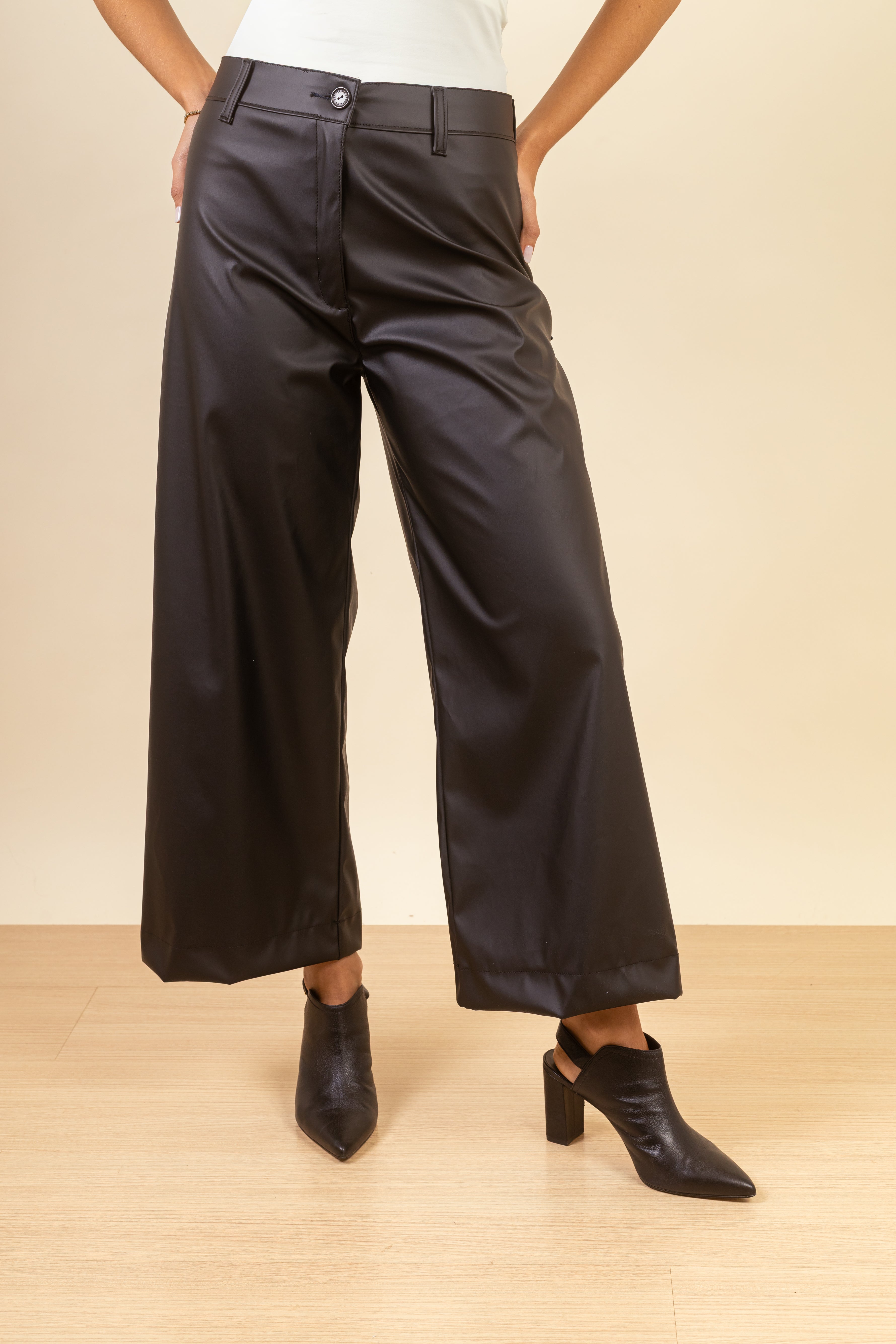 Pantalon Debbie Leather Noir