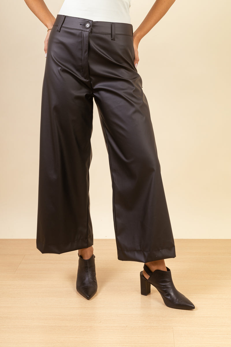 Pantalon Debbie Leather Noir
