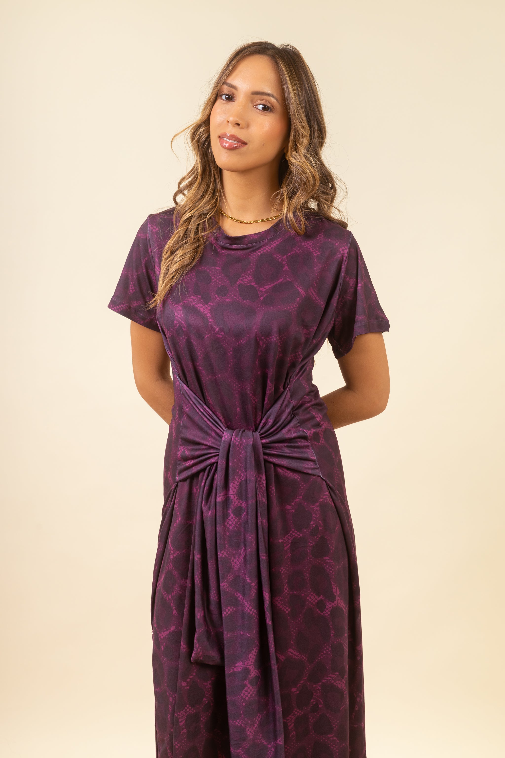 Vestido Gloria Wild Merlot
