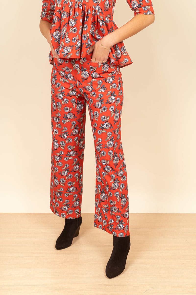 Pantalon	Marta Tiger Rouge