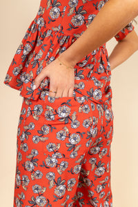 Pantalon	Marta Tiger Rouge