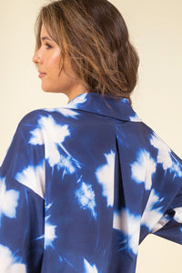 Camisa Tessa Watercolor Blue