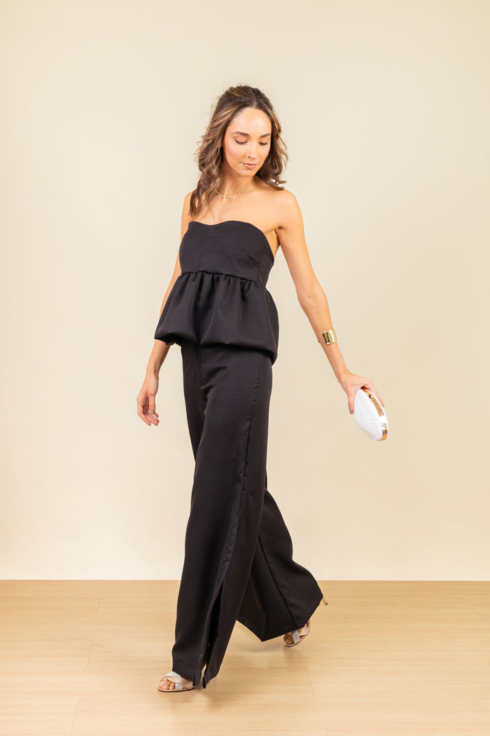 Blusa Sissi Puff Noir