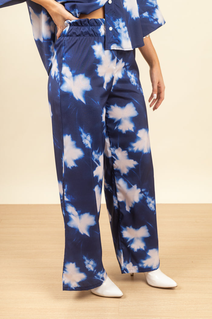 Pantalon	Guadalupe Watercolor Blue