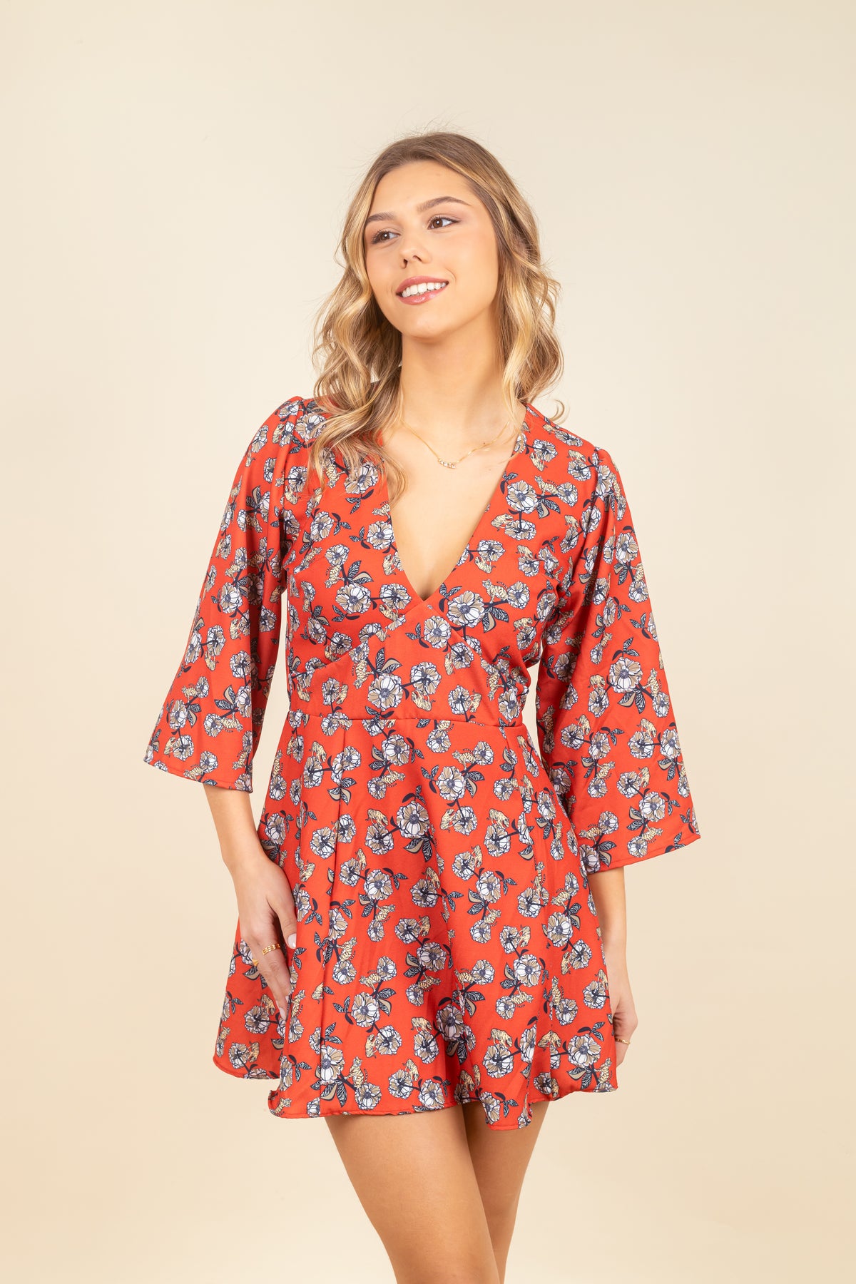 Vestido Emily Tiger Rouge