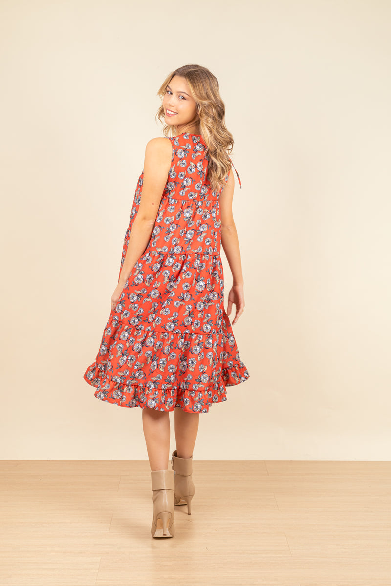 Vestido Joaquina Tiger Rouge