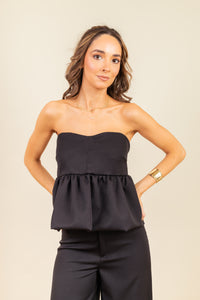 Blusa Sissi Puff Noir