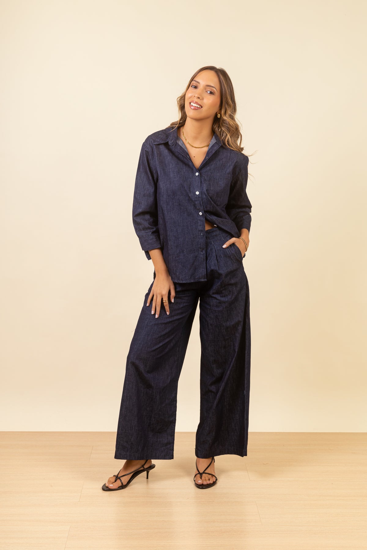 Pantalon Nia Indigo
