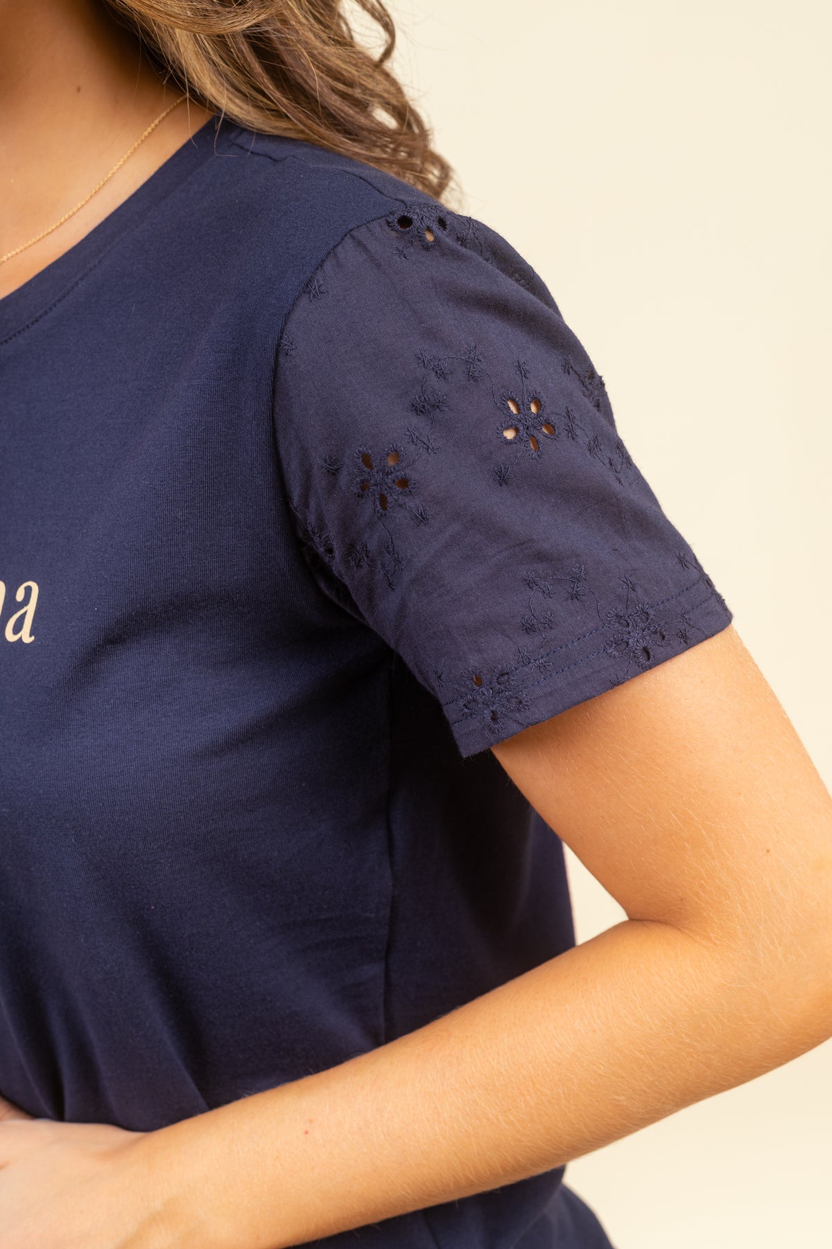 Remera Albertina Cotton Candy Navy