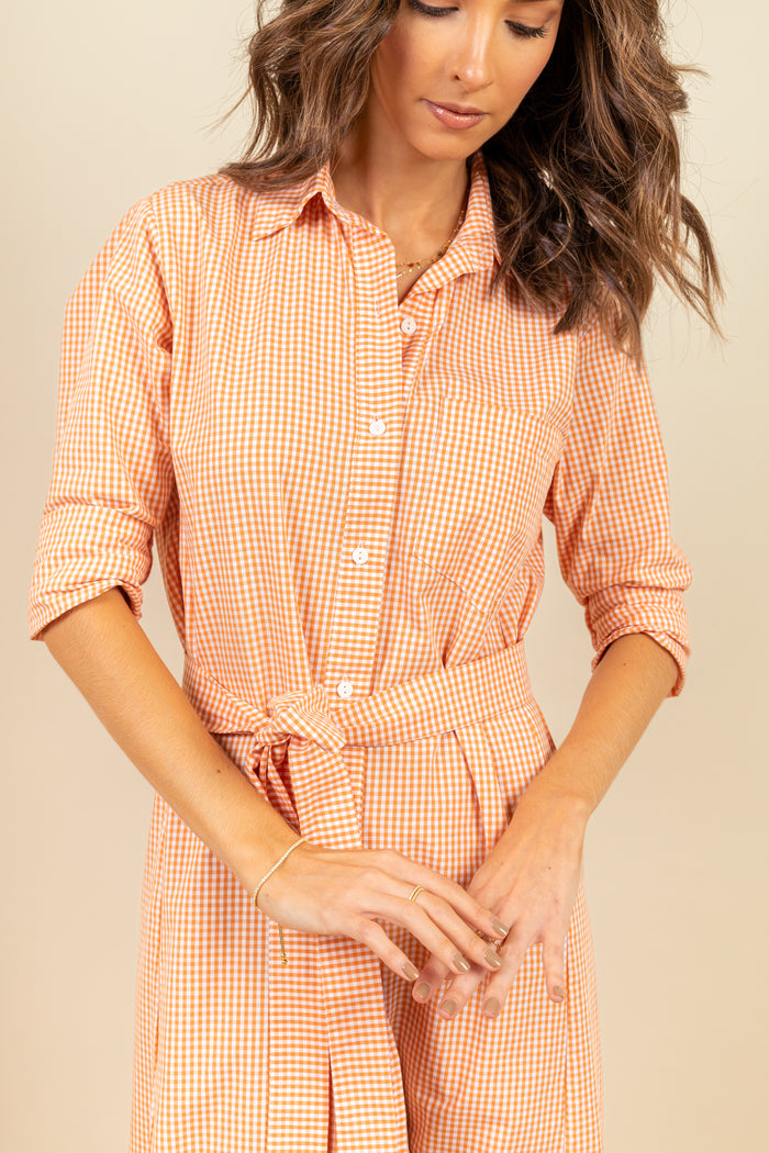 Vestido Claire Tangerine