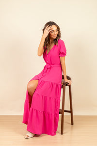 Vestido Marina Maxi Pitaya