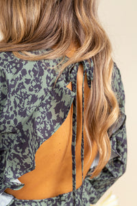 Vestido Camila Mossy Forest