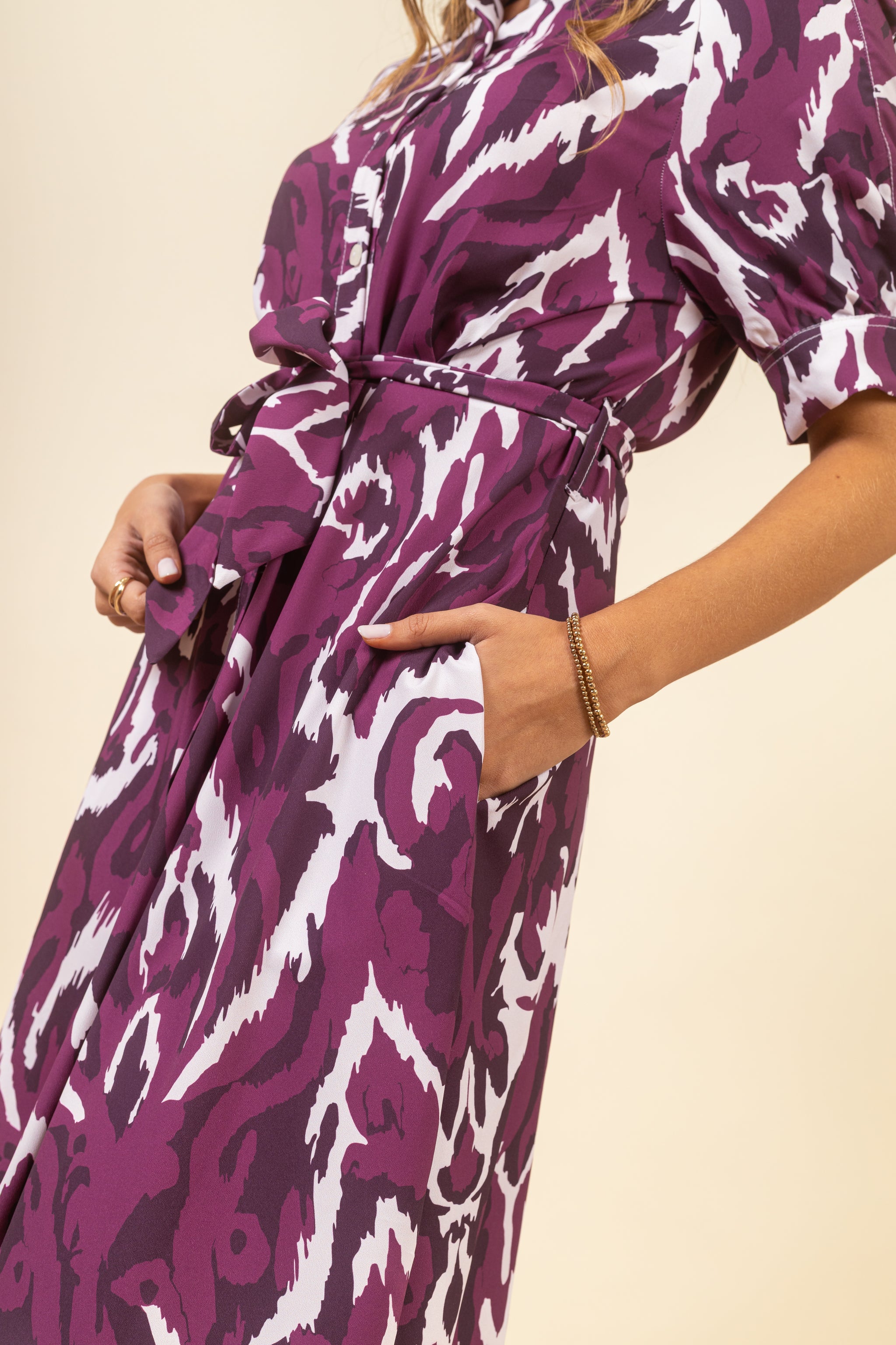 Vestido Salma Winter Merlot