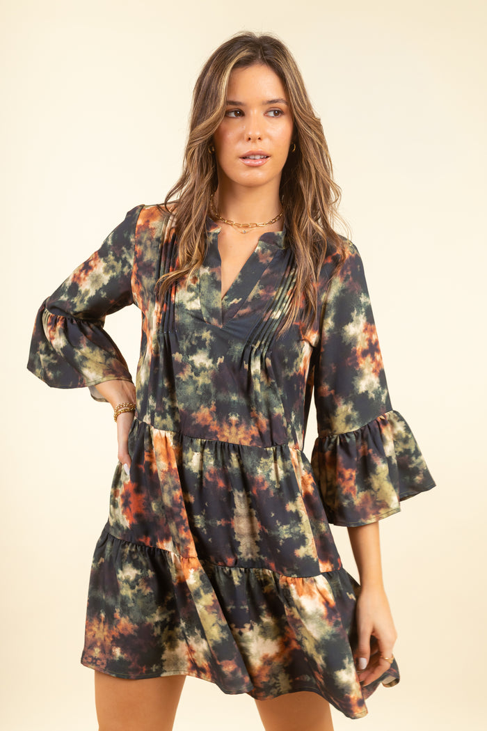 Vestido Josephine Tropical Autumn