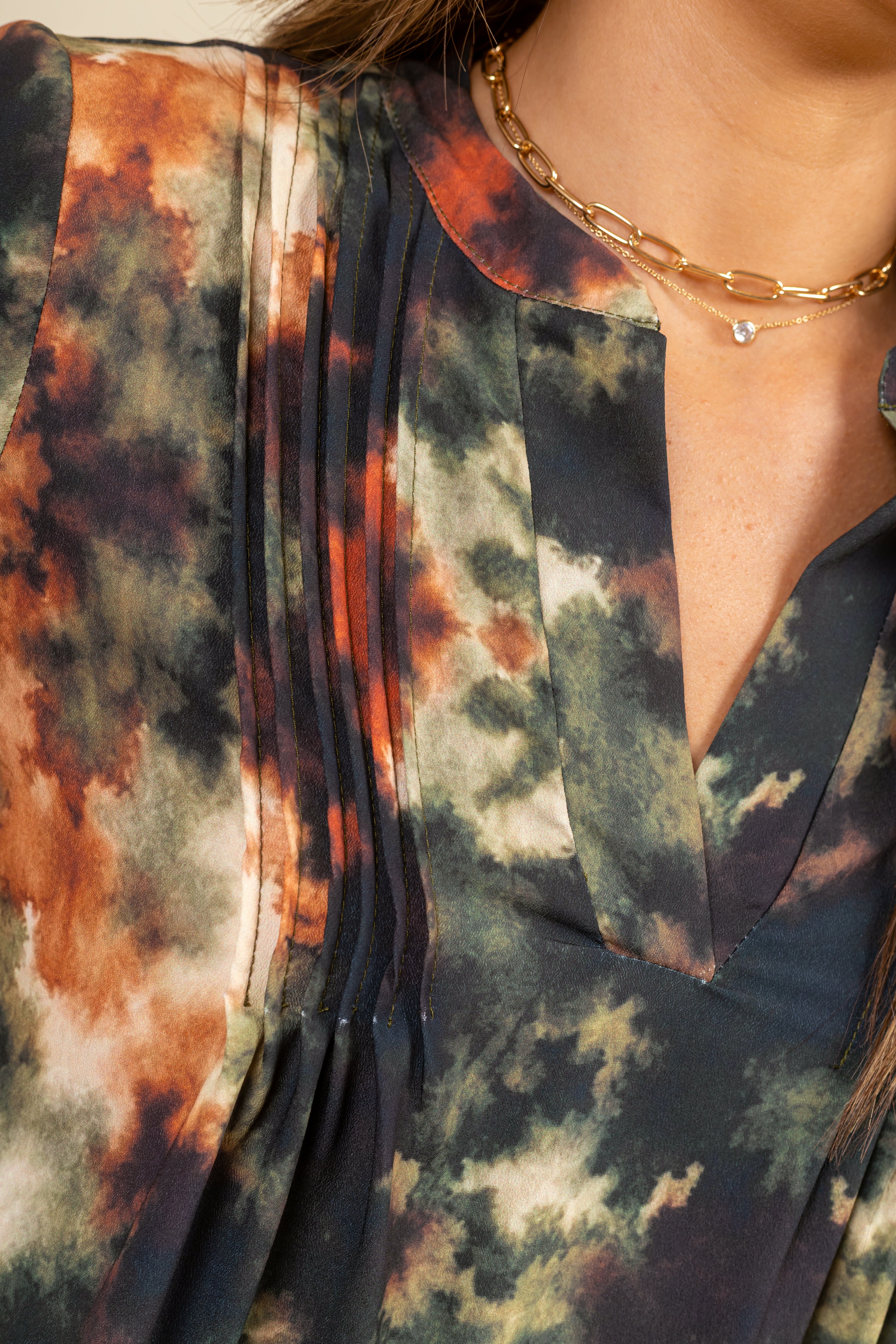 Vestido Josephine Tropical Autumn