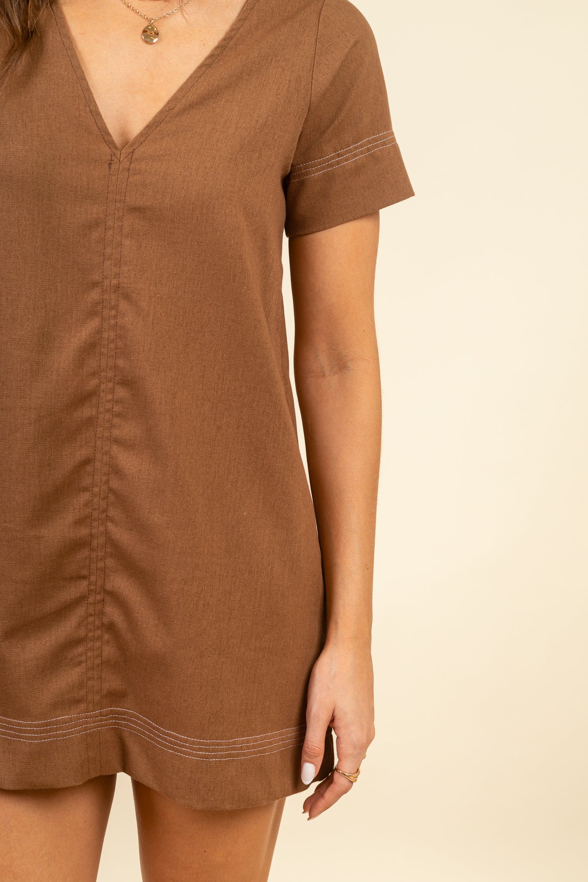 Vestido Leia Cacao