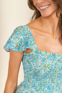 Vestido Bambi Midi Sea Mist