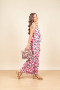 Pantalon Roberta Hibiscus