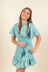 Vestido Eileen Mini Sea Mist