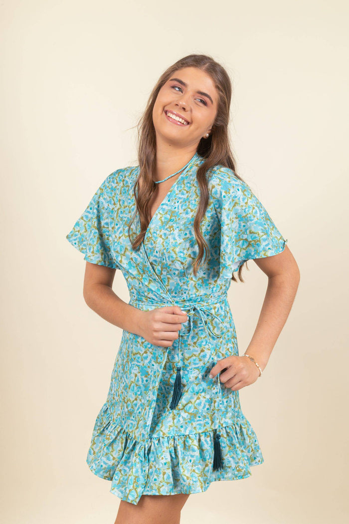 Vestido Eileen Mini Sea Mist