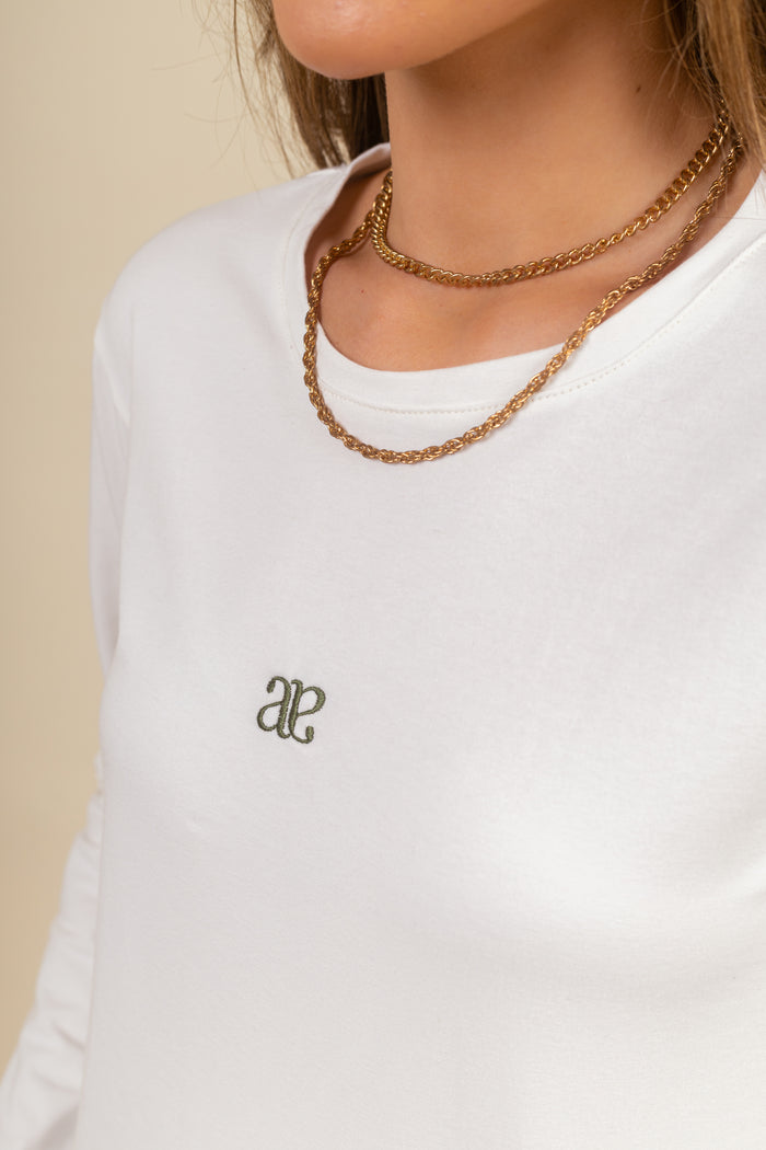 Remera Albertina Ivory Moss