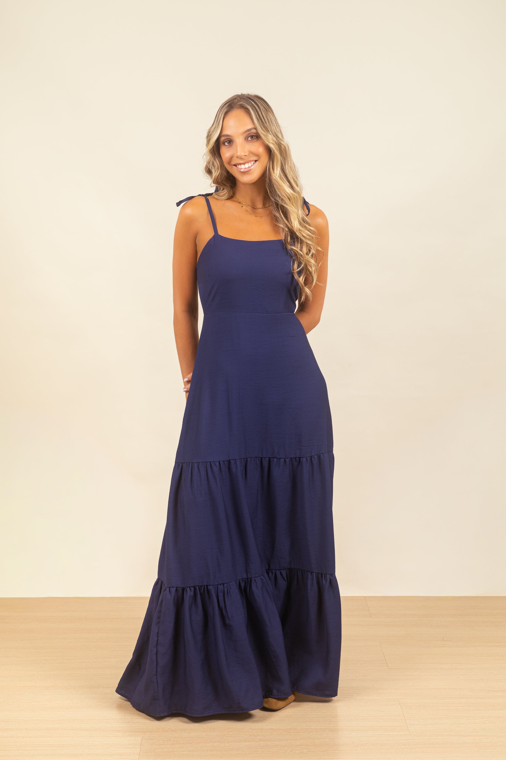 Vestido Lauren Maxi Navy