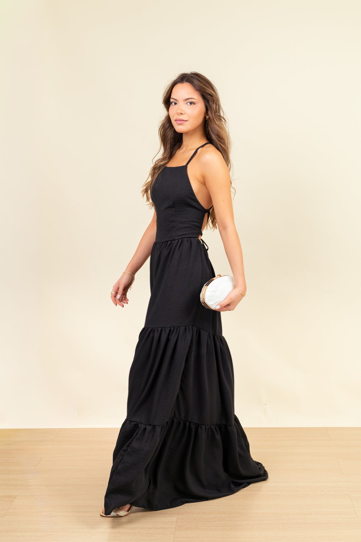 Vestido Aitana Maxi Noir