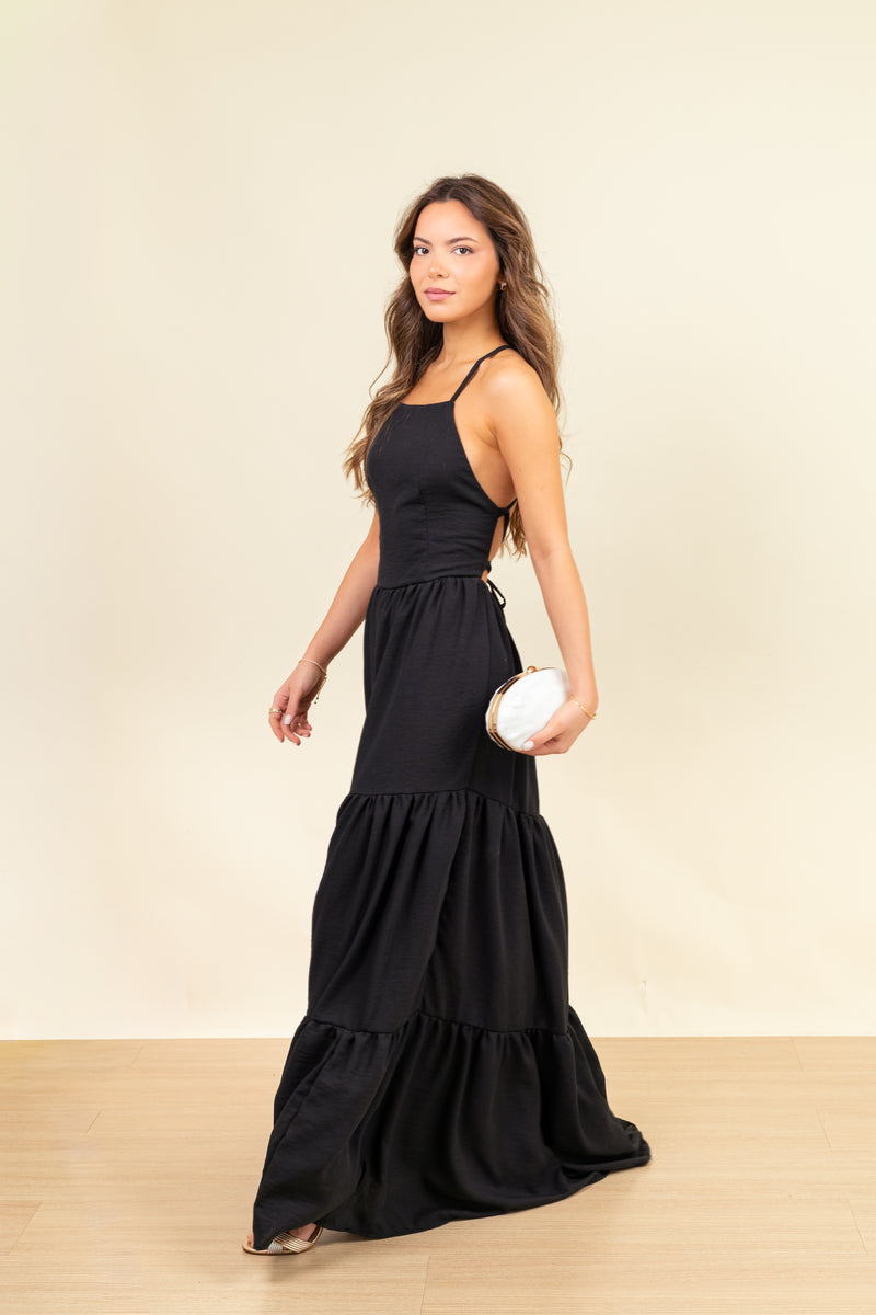Vestido Aitana Maxi Noir