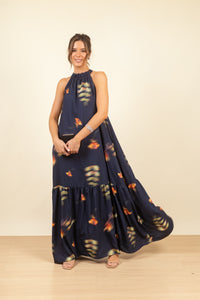 Vestido Violeta Maxi Autumn Blue