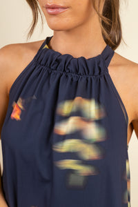 Vestido Violeta Maxi Autumn Blue