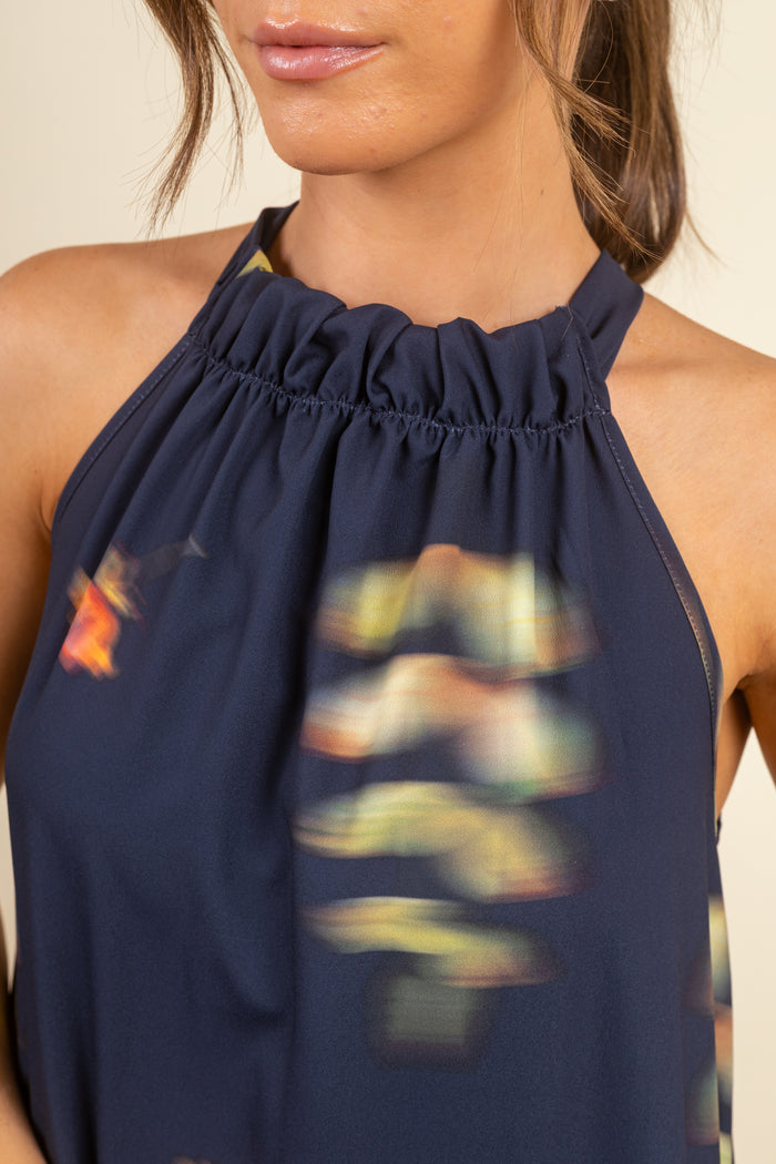 Vestido Violeta Maxi Autumn Blue