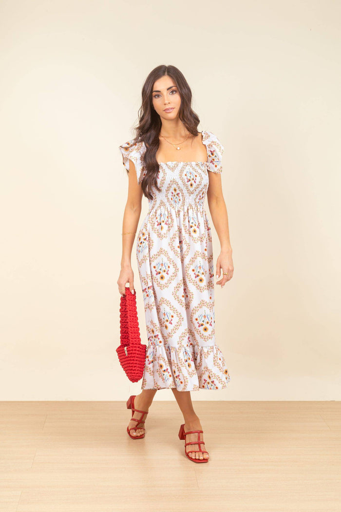 Vestido Manuela Midi Spring Bouquet