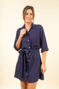 Vestido Mayara Navy