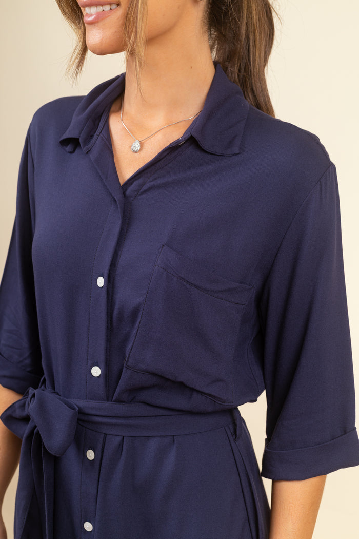 Vestido Mayara Navy
