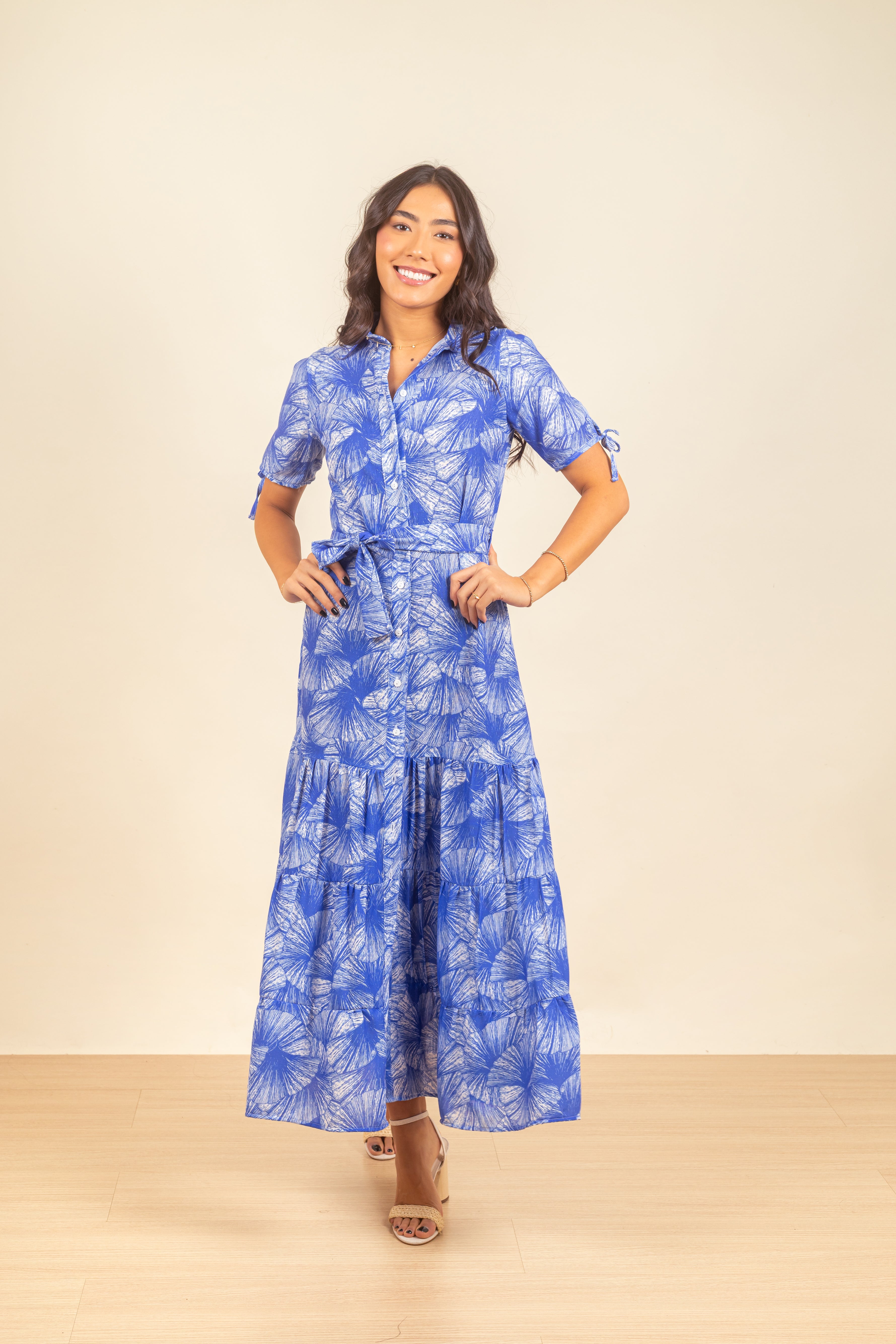 Vestido Talbot Blue Corals