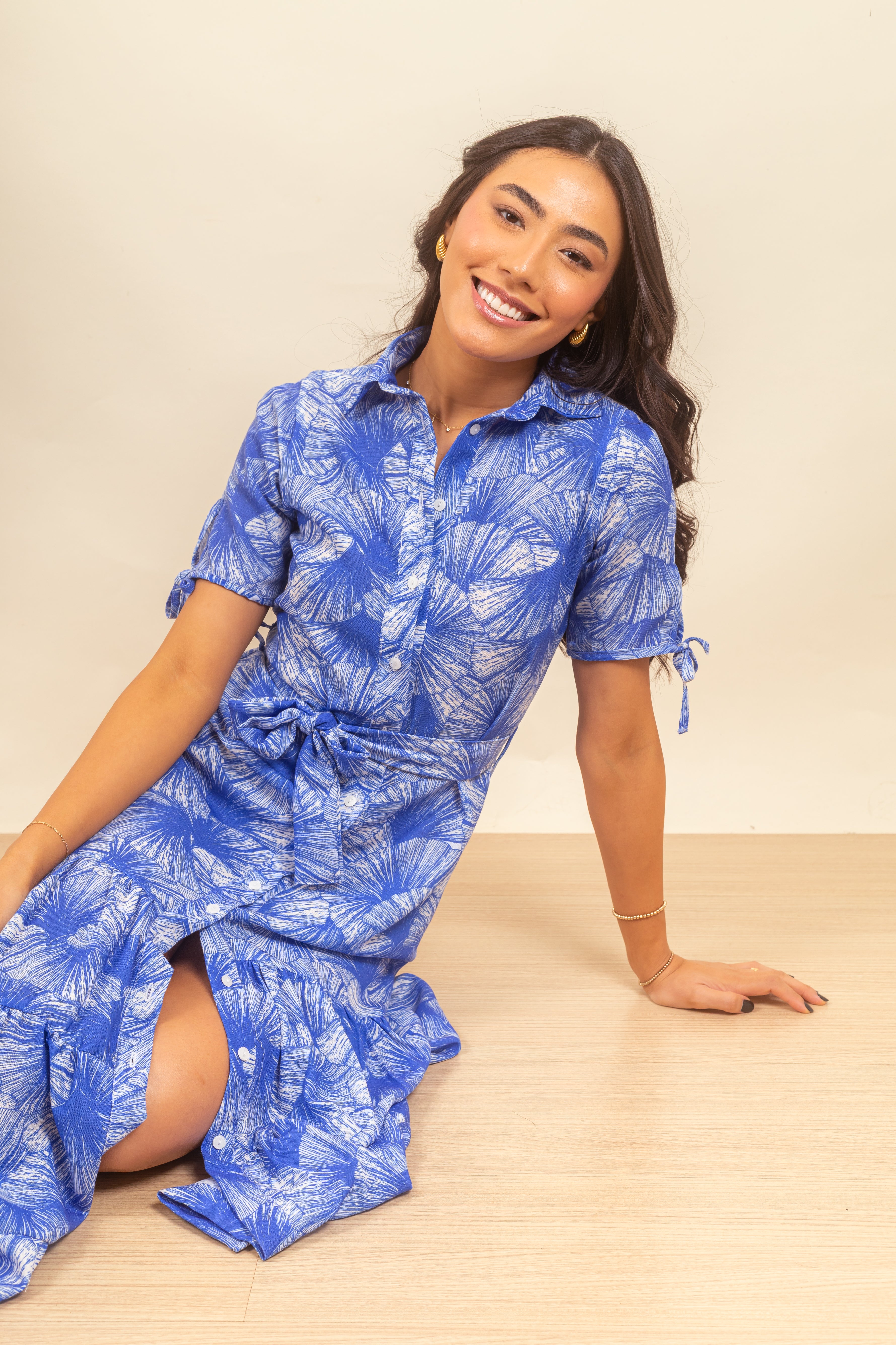 Vestido Talbot Blue Corals