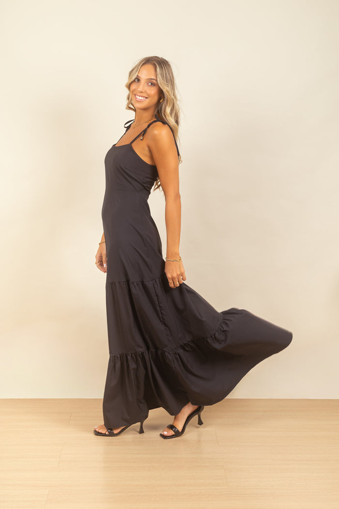 Vestido Lauren Maxi Noir