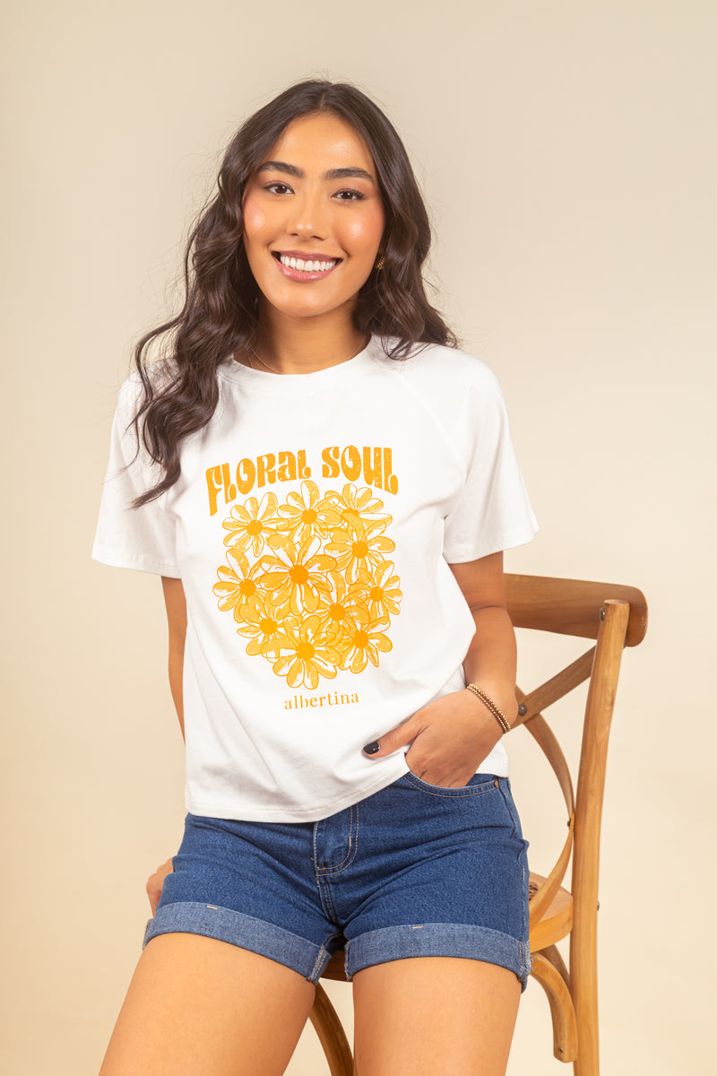 Remera Emi Floral Soul