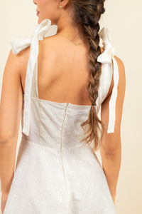 Vestido Amira Broderie Blanc