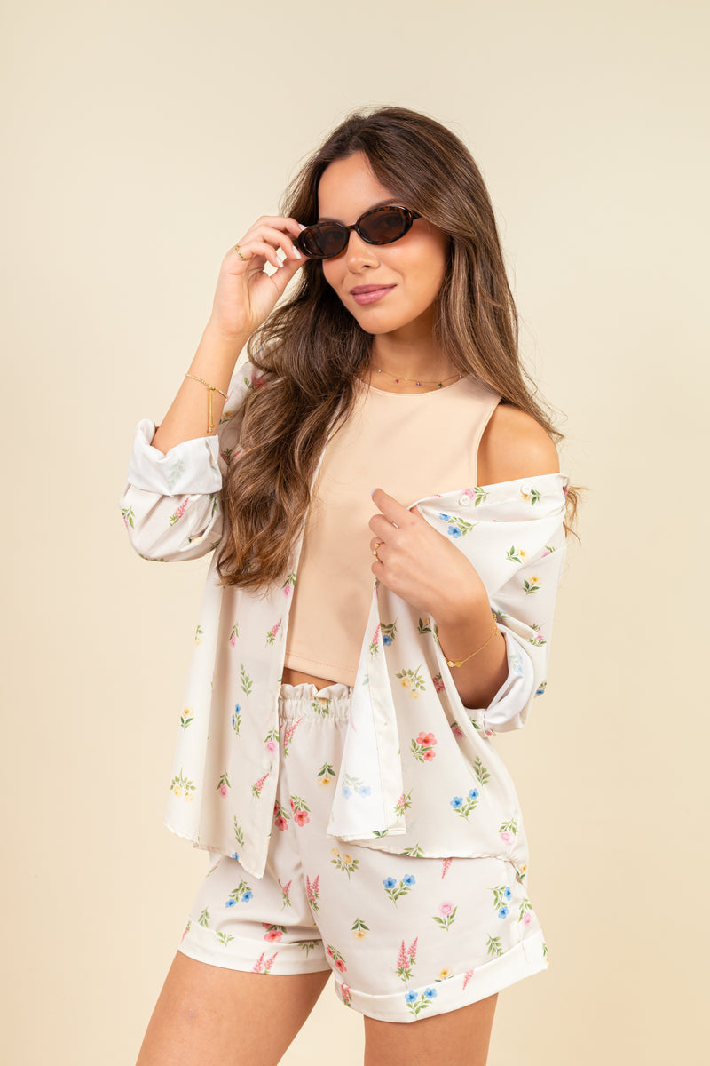 Camisa Valentina Garden Party