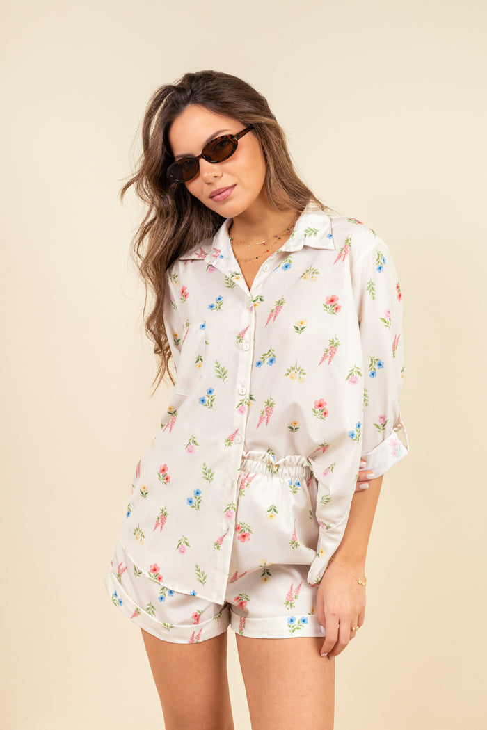 Camisa Valentina Garden Party